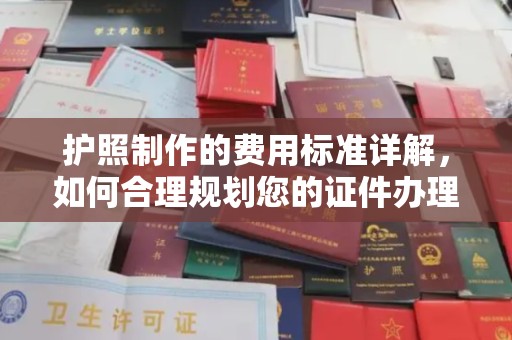 龙海护照制作的费用标准详解，如何合理规划您的证件办理预算
